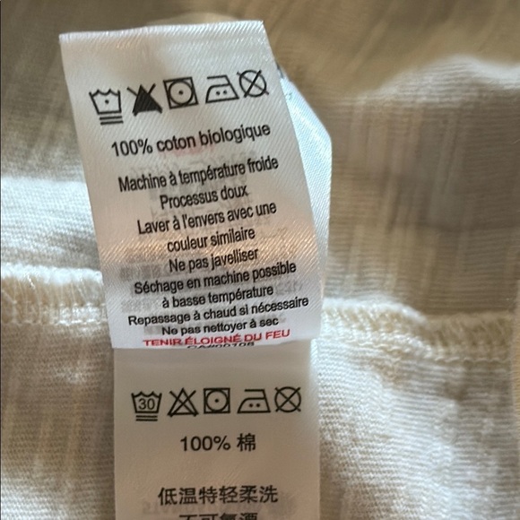 Rylee + Cru 8/9 organic cotton snowman tee shirt kids white great pre owned cond - Picture 3 of 7